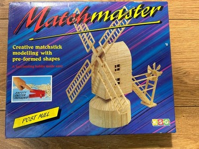 Match Master Modell Postmühle (Windmühle) Vintage - KSG/1994 - Neu in geöffneter Box