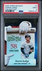 Aaron Judge 2025 Topps Holiday Making The Nice List #3 PSA 9 Yankees