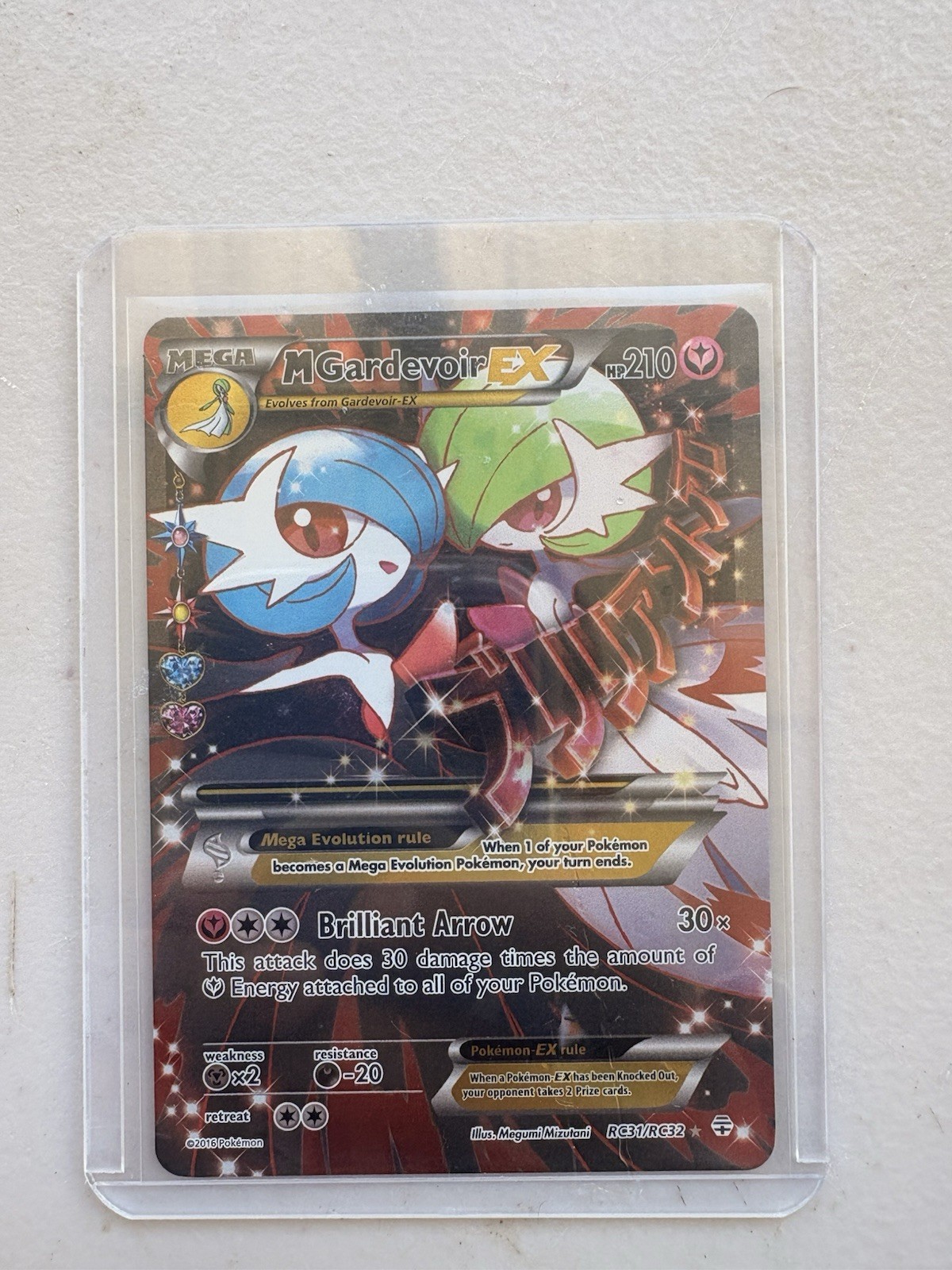 Mega Gardevoir ex 2016 XY: Generations #RC31/RC32 Radiant