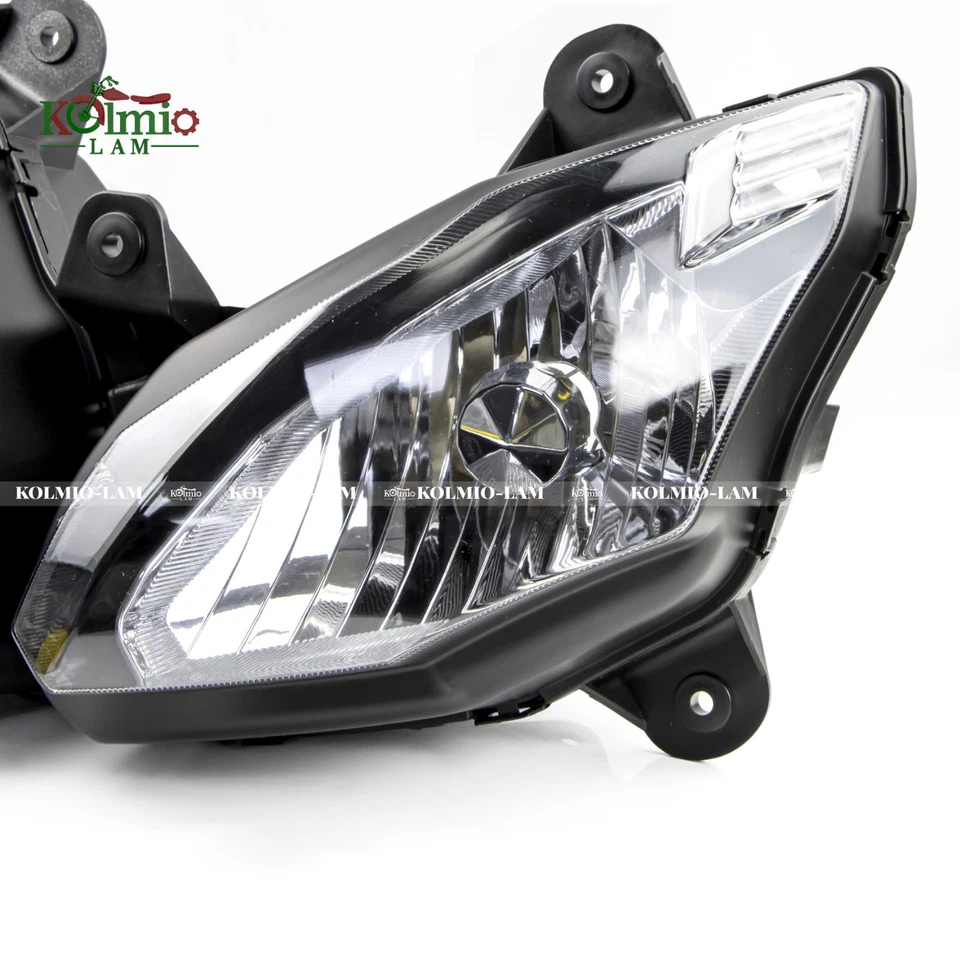 Conjunto de faros delanteros aptos para Kawasaki Ninja 650 ER-6F EX650 2012-2016 Foto 4 de 4