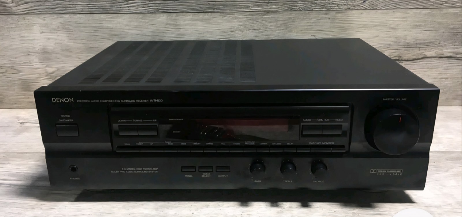Denon AV Power Amp 5 Ch AVR-800 5.0 Surround Sound Stereo Re