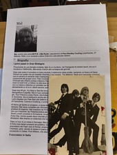 AUTOGRAFO ORIGINALE MAL E I THE PRIMITIVES DAVE SUMMER JAY ROBERTS  Aut4/221