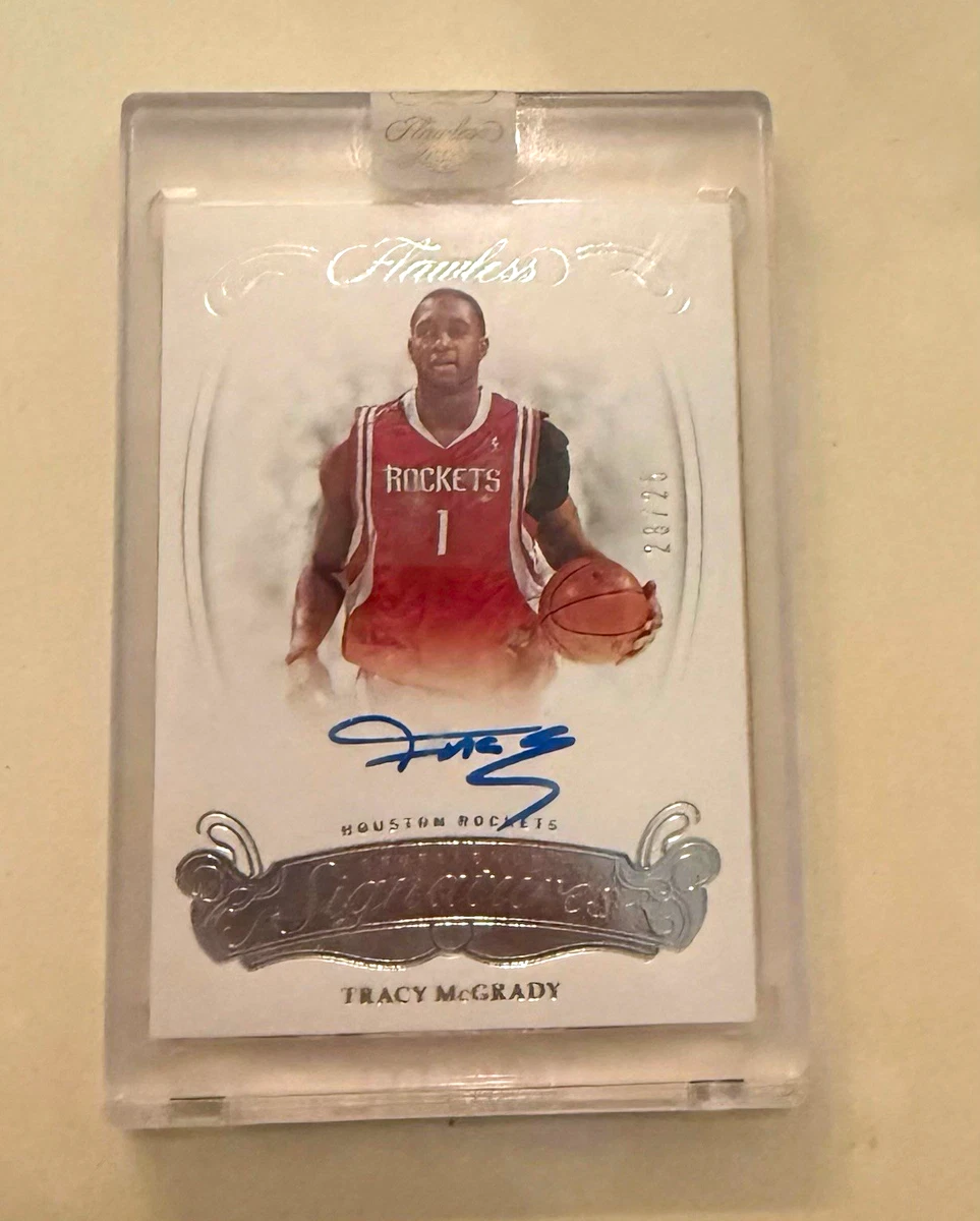 Tracy McGrady Autographed Basketball NBA Trading Cards