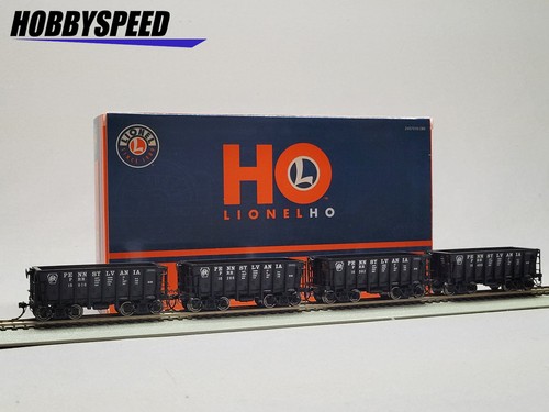 LIONEL HO ESCALA PENNSYLVANIA G38 VAGÓN DE MINERAL PAQUETE DE 4 PRR tren riel de carbón 2474091 NUEVO | Condition: New
