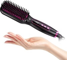 Cepillo Secador De Plancha Cabello Pelo Para Mujer Alisador Cer mica