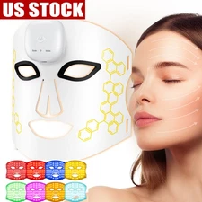 Red Light Therapy Mask for Face 8 Colors LED Photon Anti Wrinkle Acne Skin Care