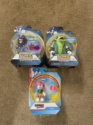 Jakks Pacific Sonic The Hedgehog 4  Figure Lot: Mephiles/Vector/Classic Amy