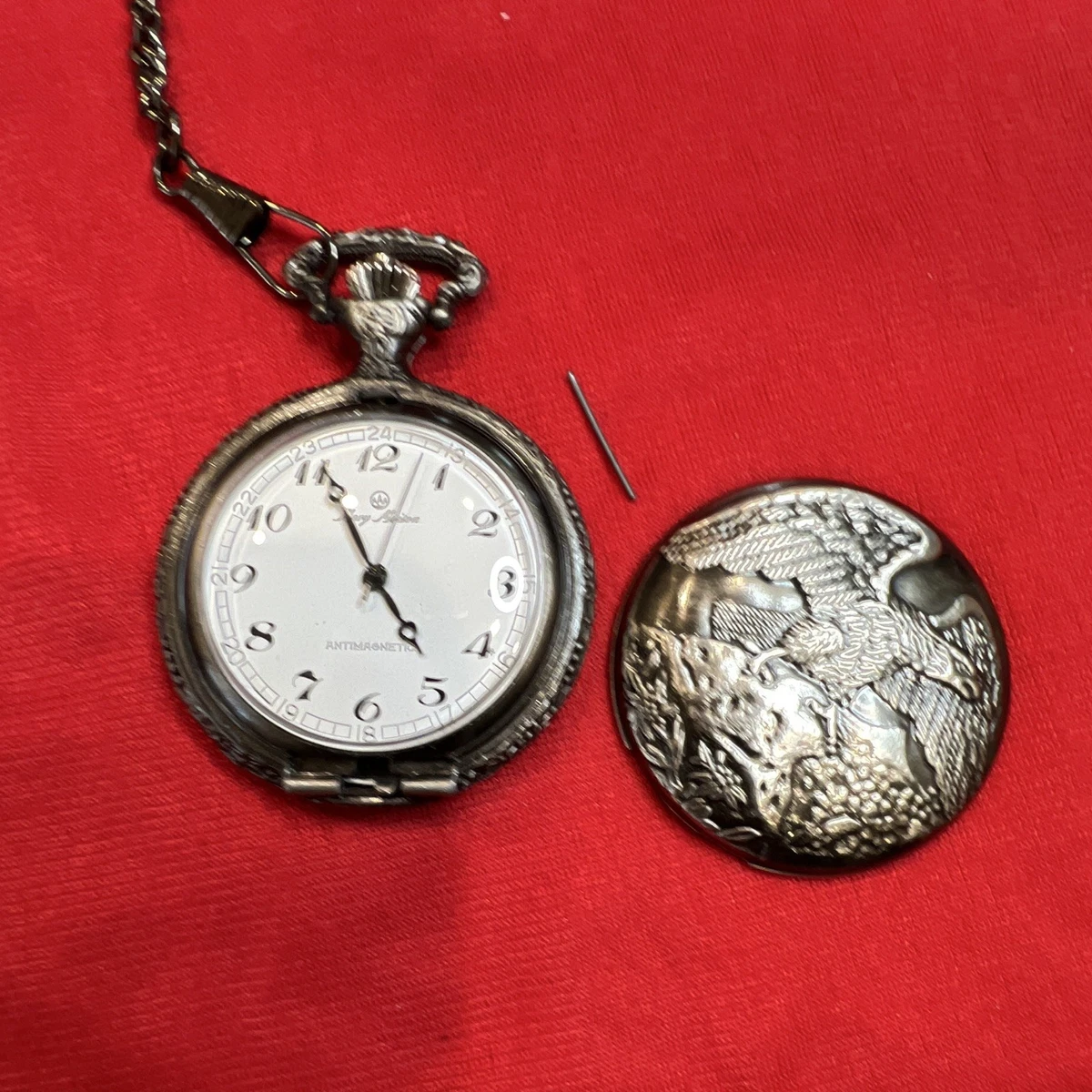 Vintage Silver Pocket Watch Chain In Antique Pocket Watches for