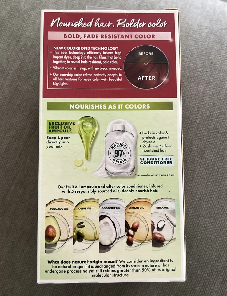 Garnier R3 Light Intense Auburn Nutrisse Ultra Color до 8 недель веганский - Изображение 4 из 4