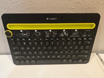 Logitech K480 Wireless Multi-Device Keyboard, Bluetooth, Black 920-006342