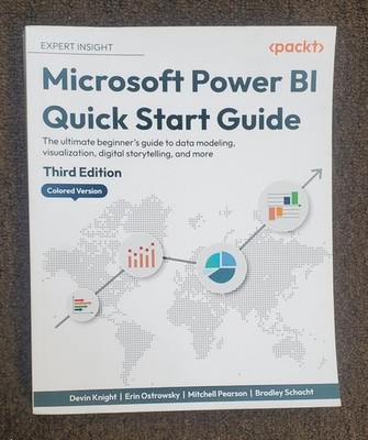 Microsoft Power BI Quick Start Guide 3rd edition - 2022 pb - very good 