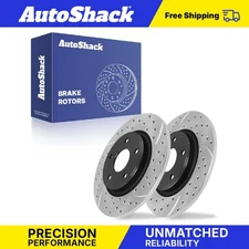 Rear Drilled Slotted Brake Rotors for Dodge Grand Caravan Journey Ram C/V