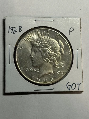 1928 P PEACE SILVER DOLLAR RARE NICE UNC DETAIL KEY DATE