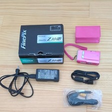FUJIFILM FinePix Z10fd Pink Digital Camera 7.2MP w/Charger Battery Tested