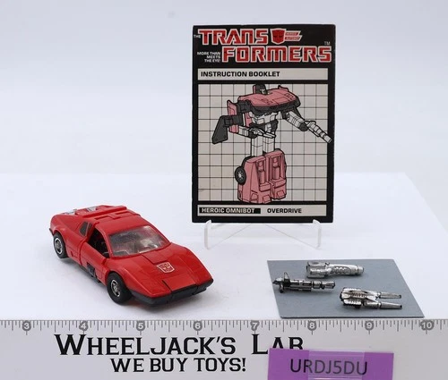 Overdrive 100% Complete 1984 Vintage Hasbro G1 Transformers Action Figure