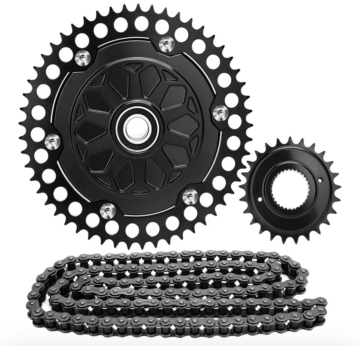 Belt to Chain Drive Conversion Kit Harley Touring 2009-up 25/53T M8