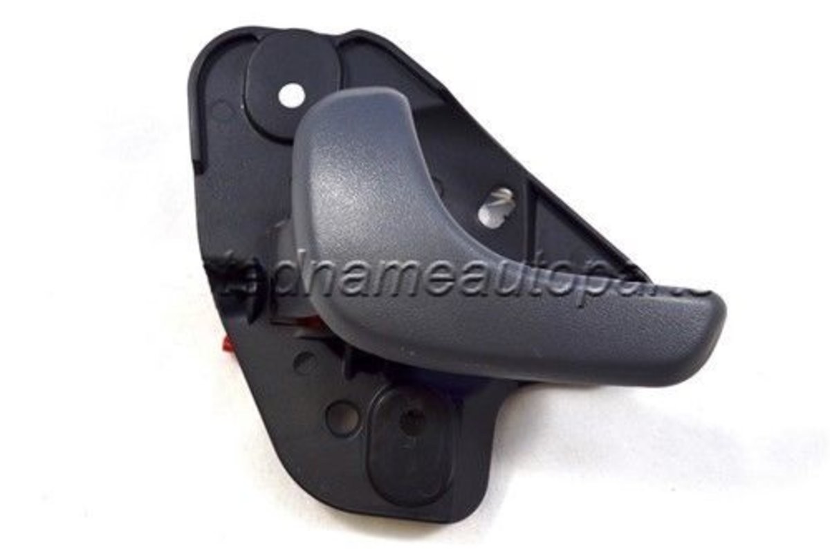 fits 2001 to 2007 Dodge Grand Caravan Interior Door Handle Front Right Gray