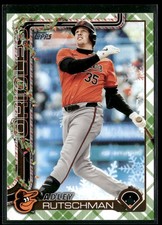 2025 Topps Holiday #H191 Adley Rutschman Green Holiday Plaid
