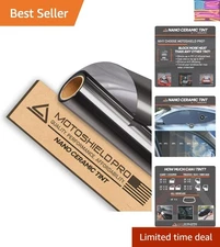 Ceramic Window Tint 15% VLT - 36in x 25ft Roll for Superior Heat Rejection