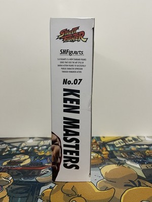 sh figuarts street fighter No.07 Ken Masters Figure Open Box All
