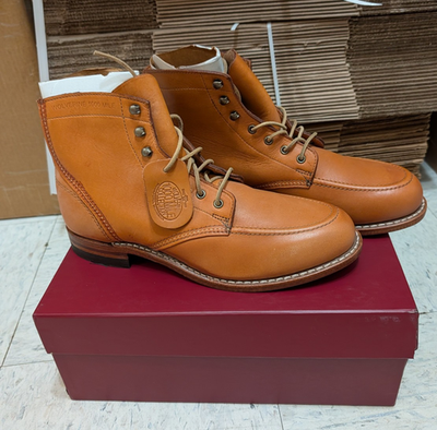 Wolverine Heritage 1000 Mile 1940 Men's W40503 Moc Toe Boot Tan