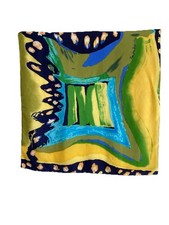 Gorgeous Unbranded Multicolor Silk Women  s Scarf Art Print 35"/35"