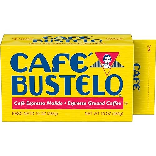 Espresso Dark Roast Ground Coffee Brick, 10 Ounce (Pack of 12)