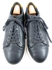 Allen Edmonds "COURTSIDE" Low-Top Leather Dress Sneakers 12 EEE Black  (675N)