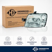 Hauptscheinwerfer Links Diederichs 3434181 FÜR Fiat Frontscheinwerfer Frontlicht
