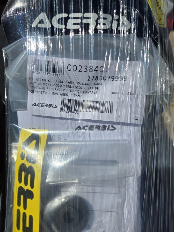 Tanque de combustible Acerbis 2,7 gal Kx 450 compatible con 2012-2015 Foto 3 de 4