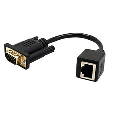 VGA to RJ45 Adapter Cable to VGA Cable Connector to Cable Connector VGA7667