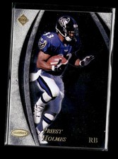 Priest Holmes RC: 1998 Collector's Edge Masters 50 Point Rookie Card /3000 #14. rookie card picture