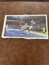 1/23/22 Buffalo News  Buffalo Bills "Leap of Faith"  Poster - Dawson Knox -  EX