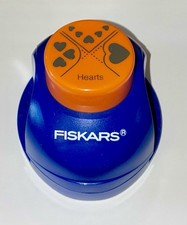 Fiskars 3 -in -1 Corner Paper Punch HEARTS  Scrapbooking  Excellent Condition 