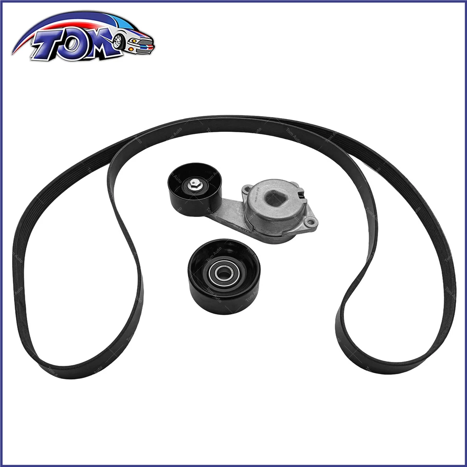 Serpentine Belt Drive Component Kit for 1997-2001 Ford F-150 E-150 Expedition - Image 3 of 4