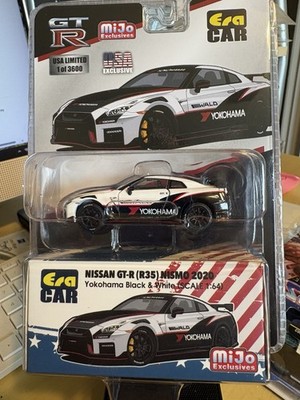 Era CAR 1:64 MiJo Excl. USA 2020 Nissan GT-R R35 Nismo Yokohama Model ESPMJ004