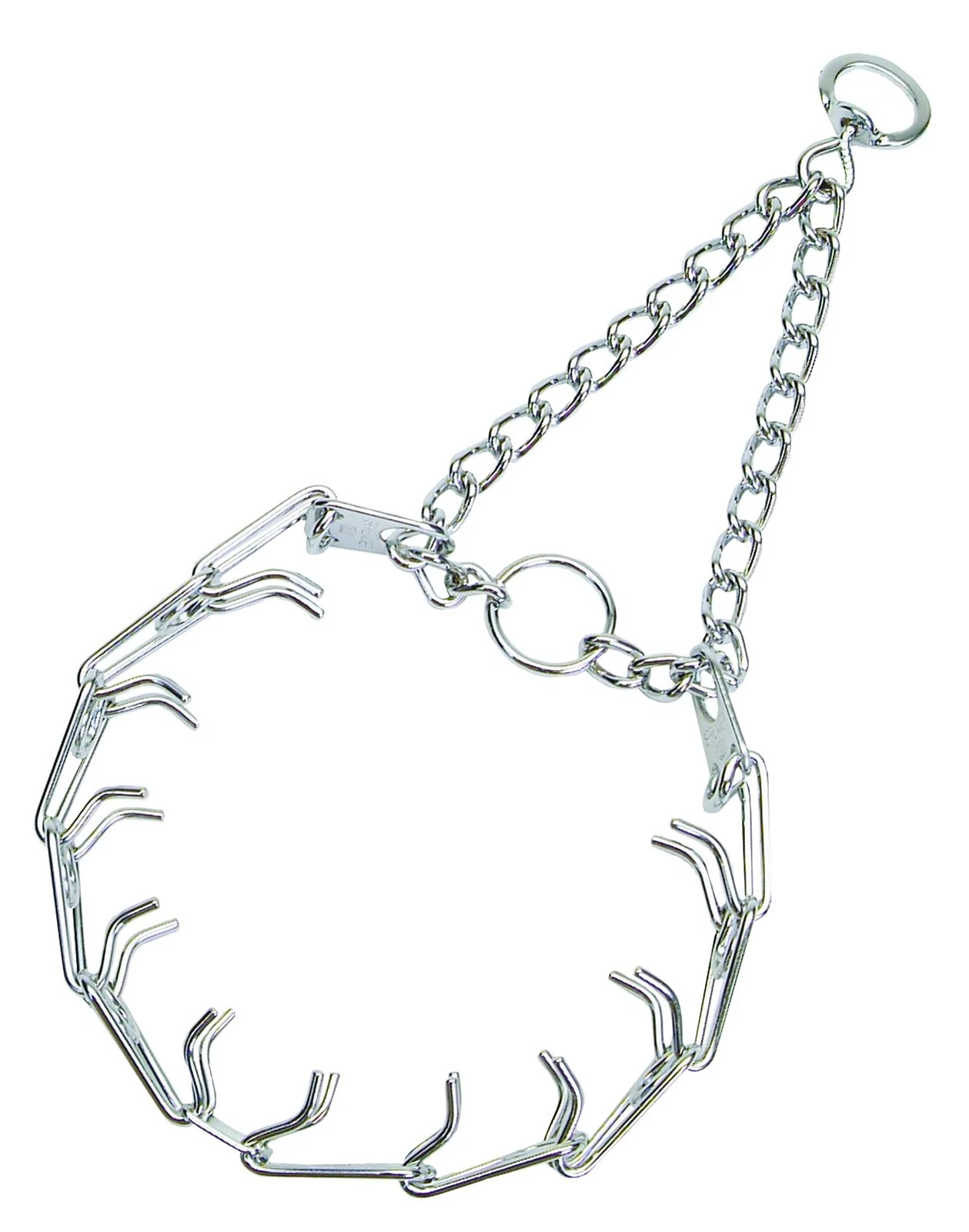 Herm Sprenger Chrome Plated Prong Dog Training Collar Ultra-Plus Pet Pinch Colla