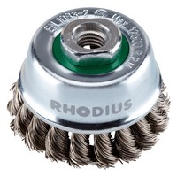 10 X Rhodius StahlbüRste DrahtbüRste TopfbüRste Etbz Ø 65 Mm