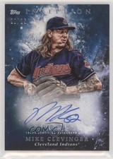 2018 Inception Rookie and Emerging Stars Blue 20/25 Mike Clevinger Auto g6p