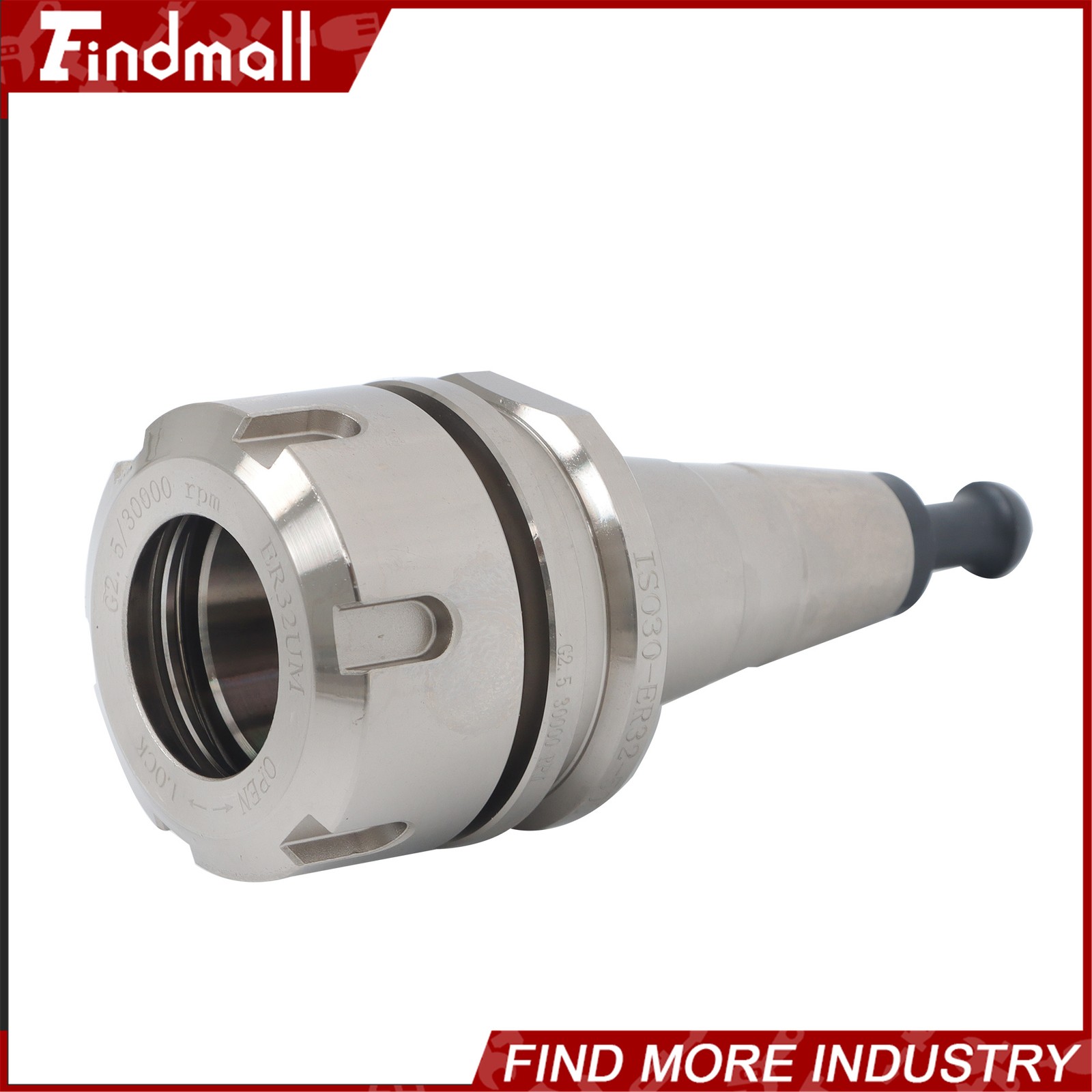 ISO30 ER32-50 Collet Chuck 1.96" CNC Router Tool Holder 30k RPM G2.5 Balanced thumbnail 16