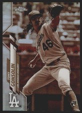 2020 Topps Chrome #114 Tony Gonsolin Rookie Los Angeles Dodgers
