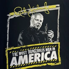 The Rush Limbaugh Show T-Shirt Men L Most Dangerous Man In America double sided