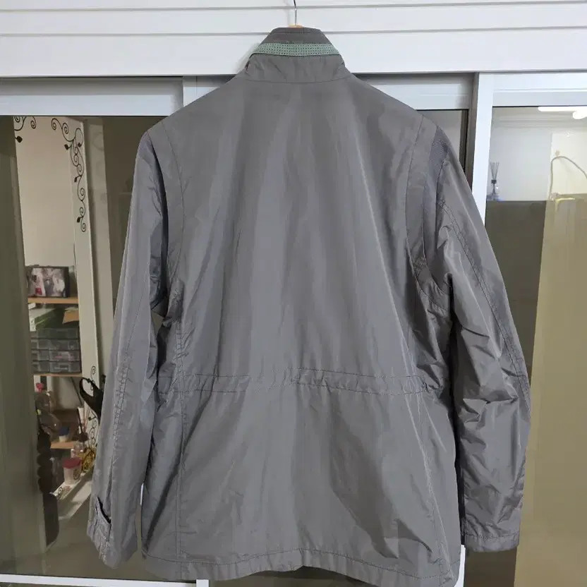 Men's Spring/Fall Gray Jacket with Subtle Shine -… - image 1