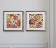 Wexford Home Summer Sorbet I -2 Piece Set Art Print Silver 16L" x 16W"