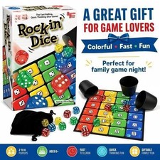 Dice Shaking Board Game Set for 2 to 4 Players Strategy Table Game for Family