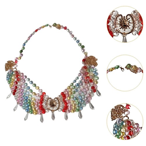 Bra Body Chain for Women Colorful Adjustable Trendy Bra Jewelry for Nightclub - Picture 2 of 5