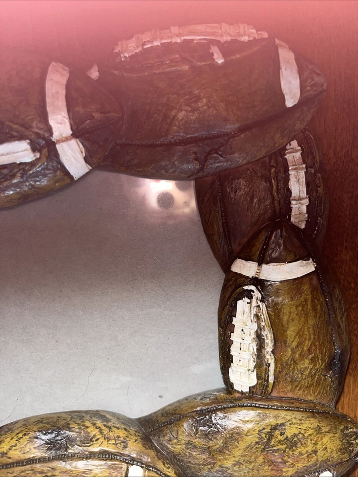 Kids Sports Football Picture Frame Brown & White 6x4 New - Image 3 of 4