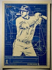 2024 Topps Series 1 🔥 Shohei Ohtani 💎 Blue Blueprint #SB-3