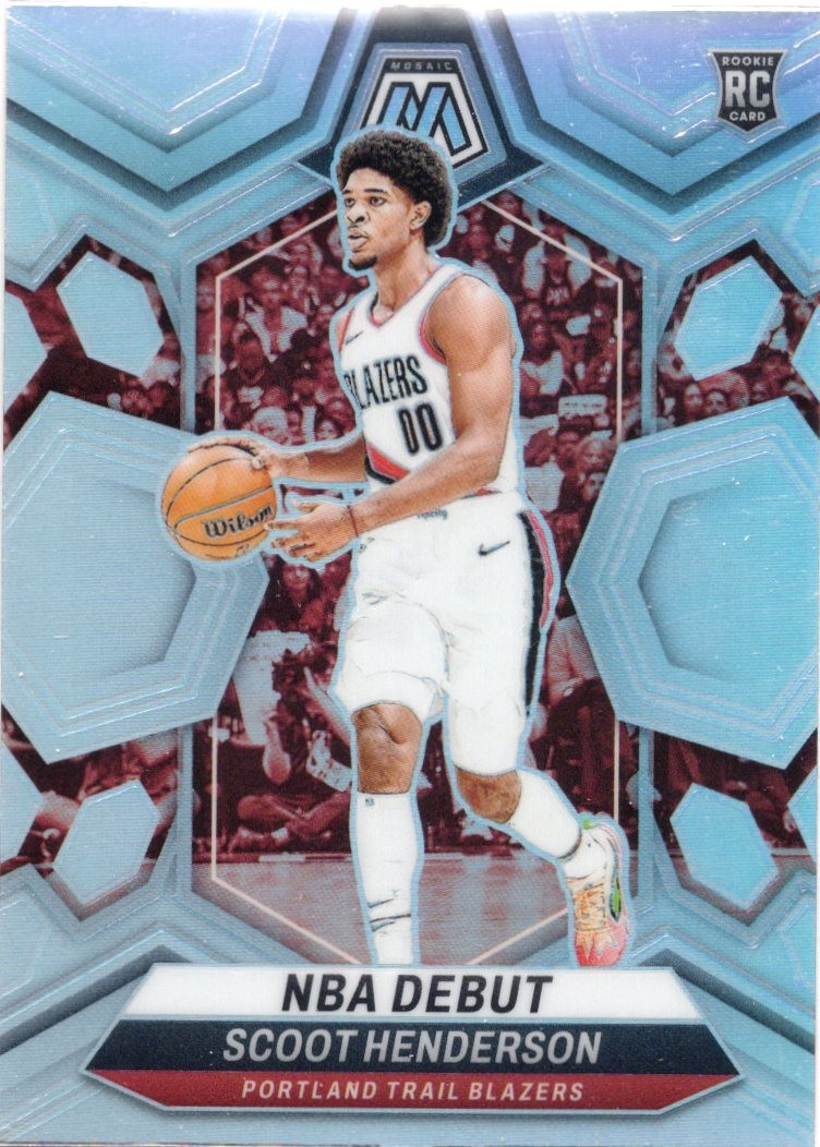 2023-24 Panini Mosaic - NBA Debut Scoot Henderson #255 Silver Prizm (RC)