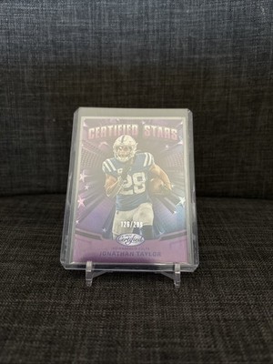 2025 Certified - Certified Stars Jonathan Taylor #CST-JTR Mirror Purple /299
